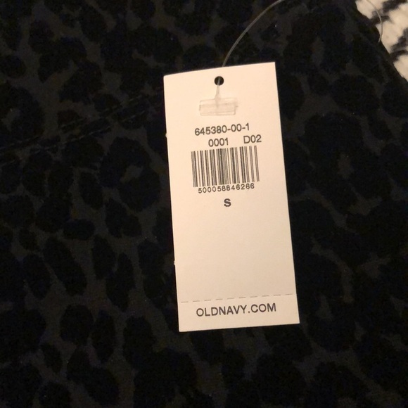 Old Navy Stevie High Rise Black Flocked Leopard leggings - Picture 12 of 17
